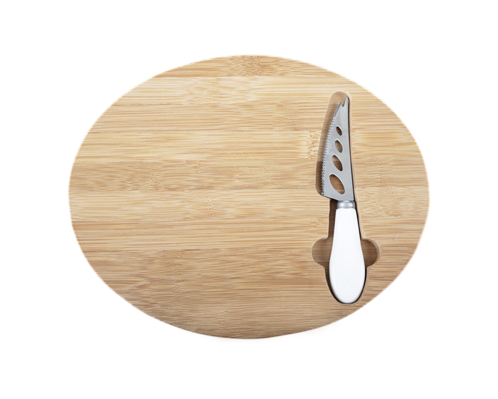 TABLA DE QUESOS DE BAMBU OVALADA C763